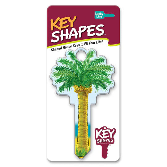 Lucky Line B112S  Palm Tree KeyShapes Blank,  Schlage  SC1