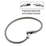 Lucky Line 71101 Flex-o-loc Cable Key Ring 1 Per Card