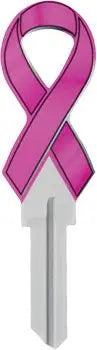 Kaba Ilco SC1-PINKRIB Pink Ribbon Breast Cancer Awareness Key Blank, Schlage