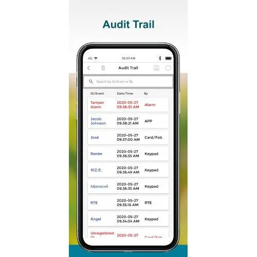 Seco-Larm SK-B141-PQ 12-24 VDC, Single Gang, Keypad Bluetooth with Prox Reader
