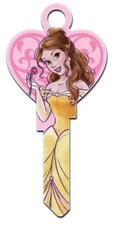 SC1-D113 Disney Keys Schlage BELLE HEART - SHAPE!