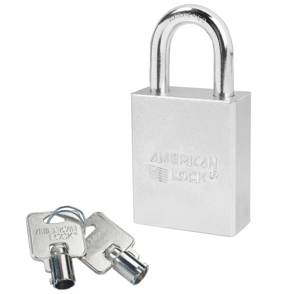 American Lock A7200KA 15262 Solid Steel Tubular Padlock 1-3/4" Body, 1-1/8" Tall 5/16" Diameter Shackle, Keyed Alike