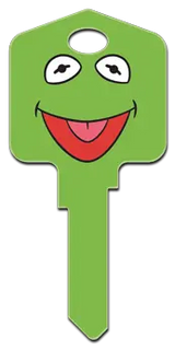 SC1-D22 Disney Keys Schlage Kermit and Miss Piggy