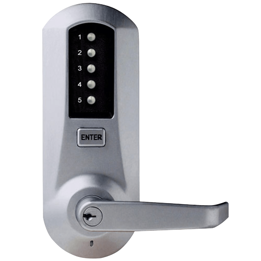 DormaKaba 5066XSWL-26D-41 Mortise Combination Lever Lock, No Deadbolt, KIL, Schlage C Keyway, Satin Chrome