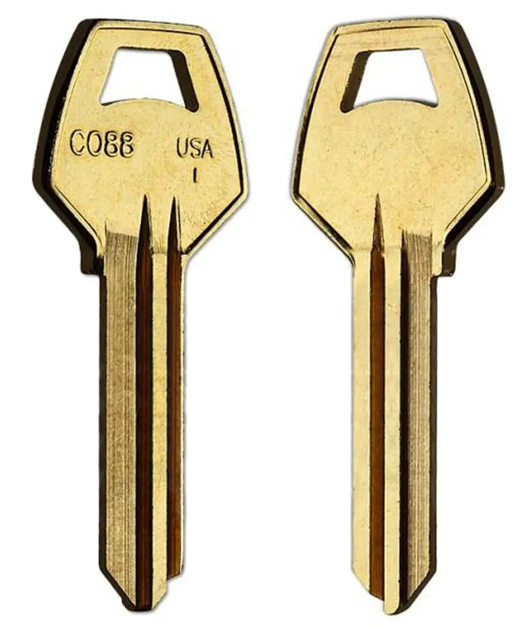 Taylor CO88-BR Corbin Key Blank, Brass - 50 per box (A1001EH)