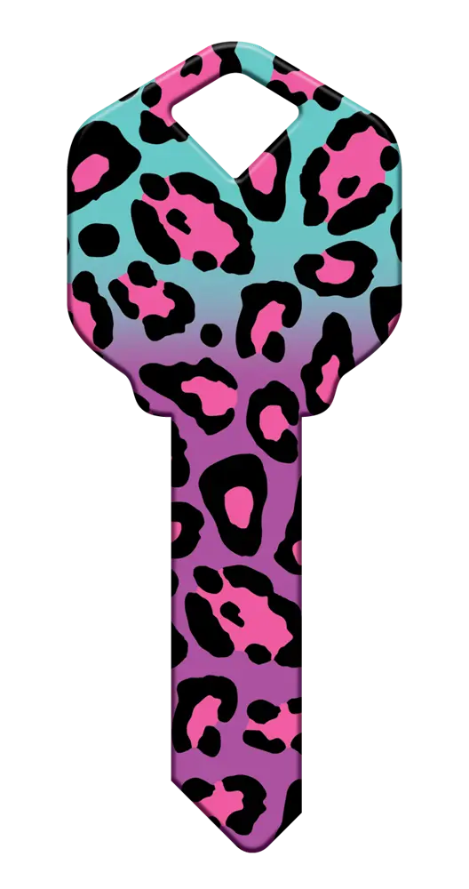 SC1-HK42 Happy Keys Schlage Fashion Leopard