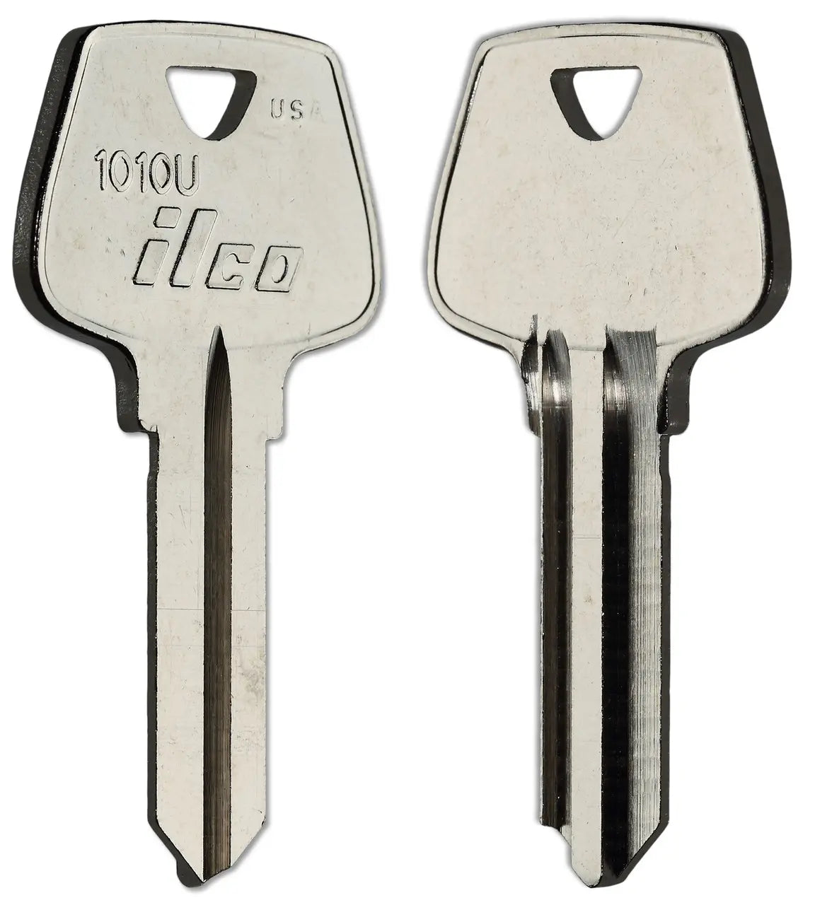 Kaba Ilco 1010U Key Blank – Sargent 265U Keyway, 5-Pin Nickel-Plated Brass (S4)