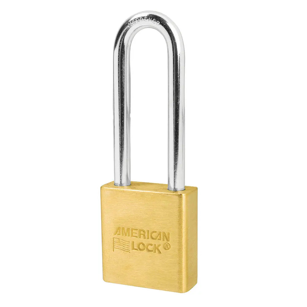 American Lock A5562KA 37684 Solid Brass Padlock 1-3/4" Body, 3" Tall 5/16" Diameter Shackle, Keyed Alike
