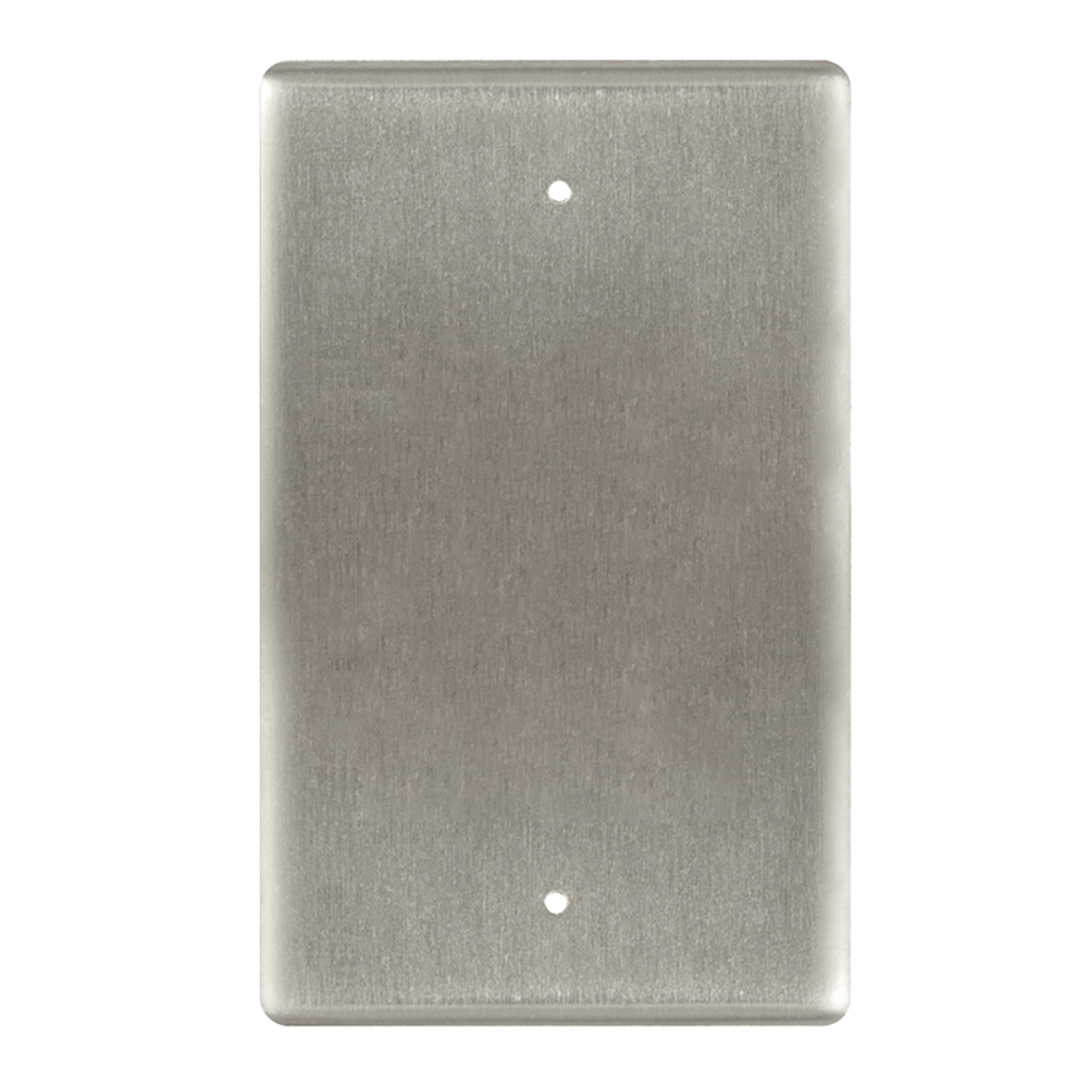 BEA 10PBO2410 Stainless steel push plate, 2.75" x 4.5", single gang, plain face