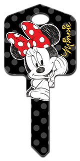 SC1-D83 Disney Minnie Mouse House Key Blank Schlage Keyway