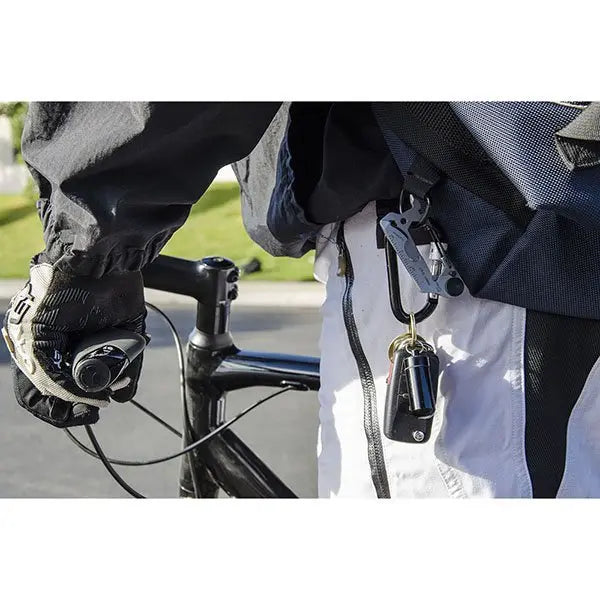 Lucky Line U12420 Locking Carabiner Keychain Black 1 Per Pack