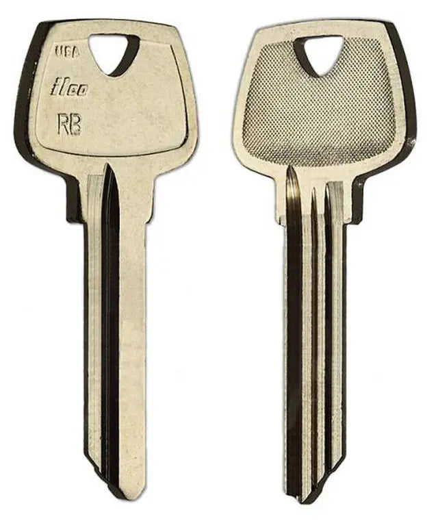 Kaba Ilco 01007RB Key Blank – Sargent RB Keyway, 6-Pin Nickel Silver