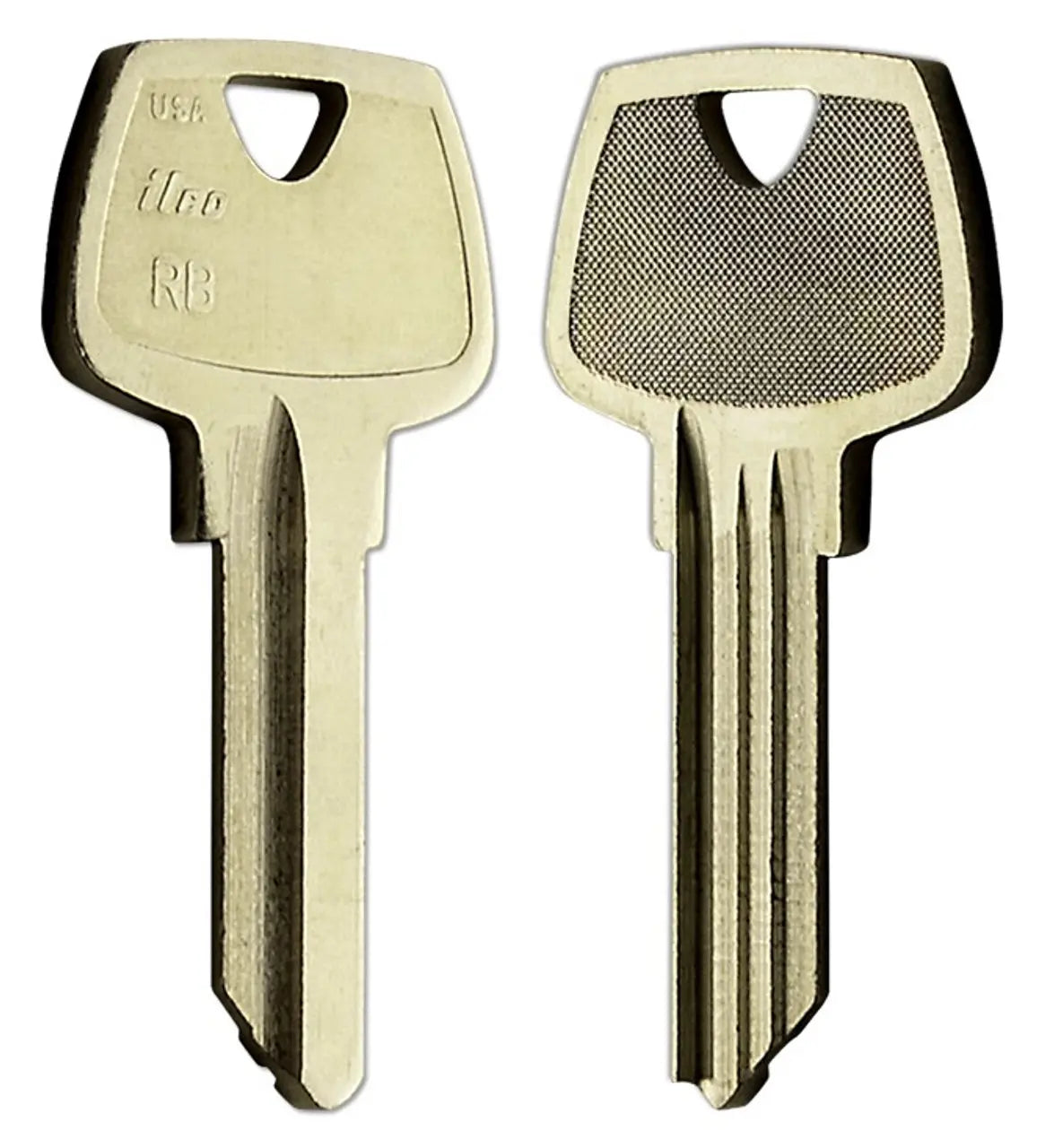 Kaba Ilco 1007RB Key Blank – Sargent RB Keyway, Nickel Silver