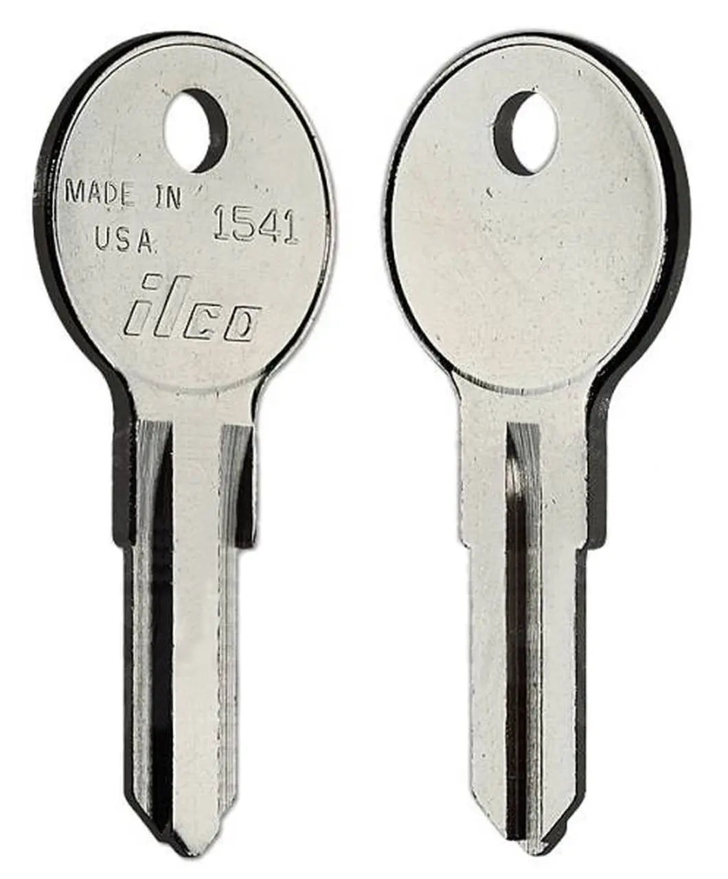 Kaba Ilco 1541 Thermostat Key Blank – Nickel-Plated Brass, 5-Pin (Fort K60)
