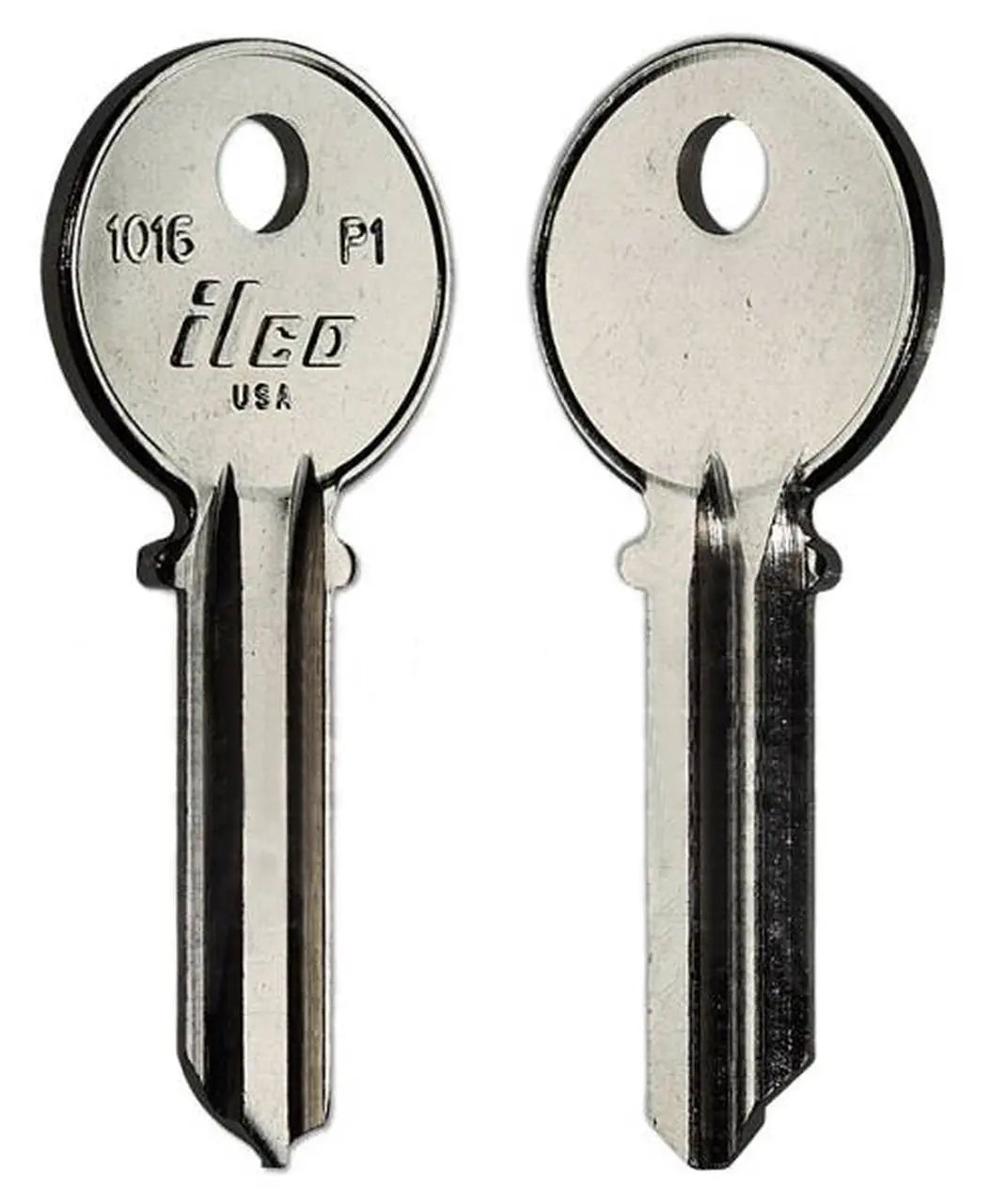 Kaba Ilco 1016 Key Blank – Penn P1 Keyway, Nickel-Plated Brass, 5-Pin