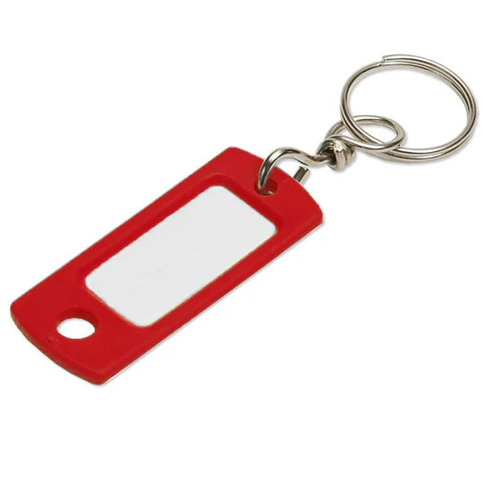 Lucky Line 16870 Key Tag with Swivel Ring Red 50 Per Pack