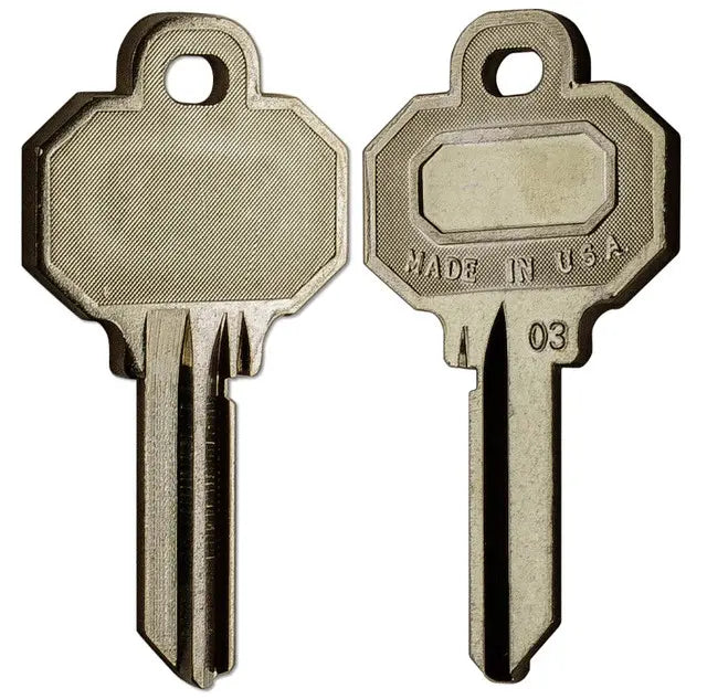 Kaba Ilco 1510 Baldwin Key Blank – BW2 Nickel Silver 5-Pin