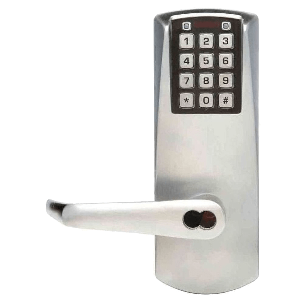 DormaKaba P201UBLL-626-41 PowerPlex Exit Trim, Rim, Mortise, SVR Devices, 6/7-Pin SFIC Prep, Less Core, Satin Chrome