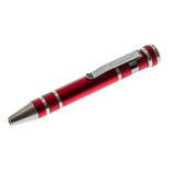 Lucky Line U12270 Precision Pen Screwdriver Red 1 Pack