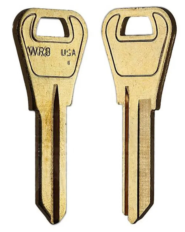 Taylor WR3-BR-250PK Weiser Key Blank, Brass - Bulk Pack 250 pcs