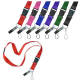 Lucky Line 64112 Flat Lanyard with Breakaway Asst 12 Per Card