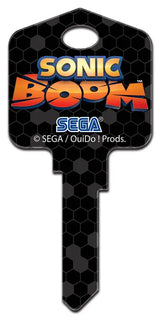 KW-SG6 SEGA Sonic Boom EGGMAN House Key Blank Kwikset Keyway