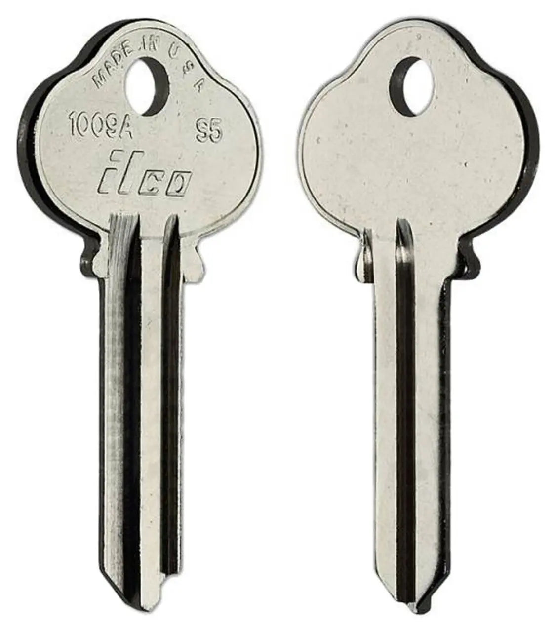 Kaba Ilco 1009A Sargent S5 Key Blank – 6-Pin, Nickel-Plated Brass