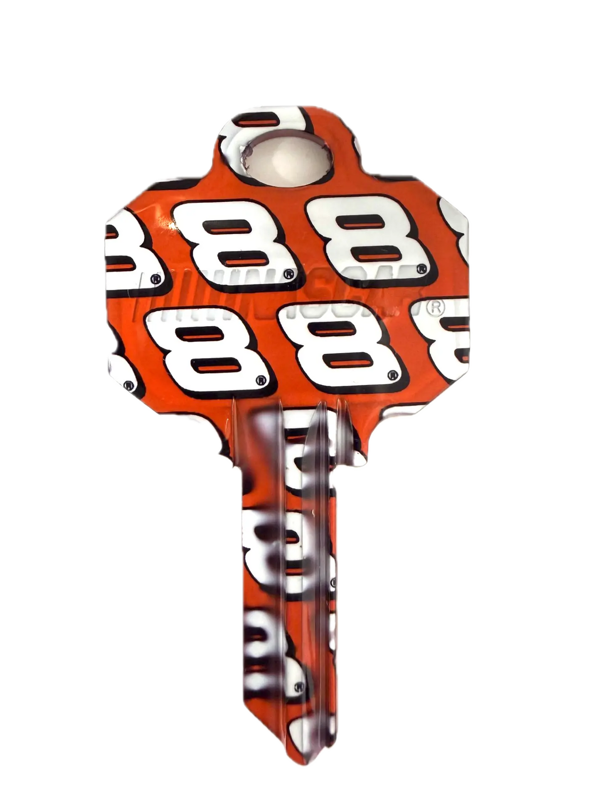Kaba Ilco SC1-DALE EARNHARDT JR Red/Orange Nascar #8 Key Blank, Schlage