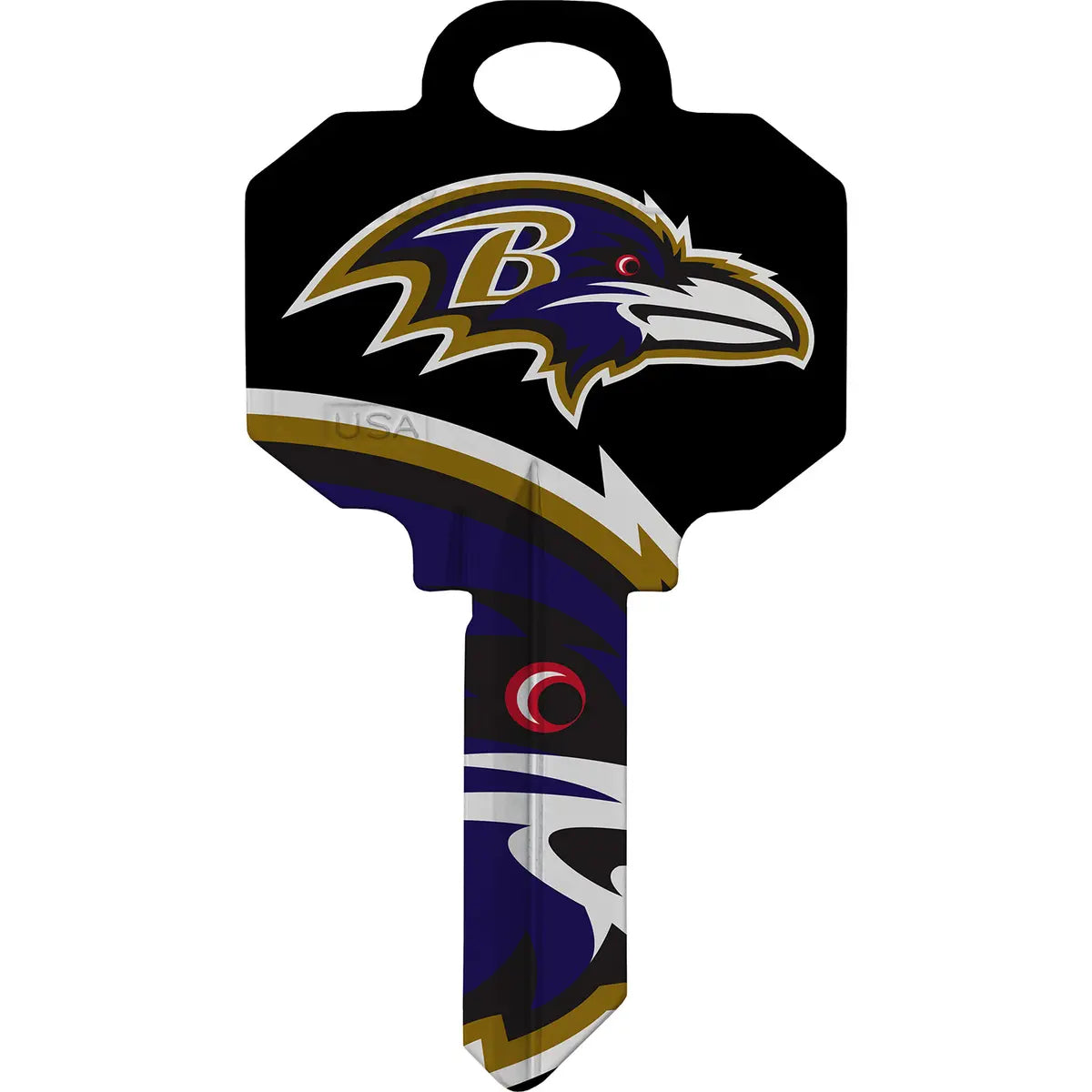 Kaba Ilco SC1-NFL-RAVENS Baltimore Ravens Football House Key Blank SC1 Keyway