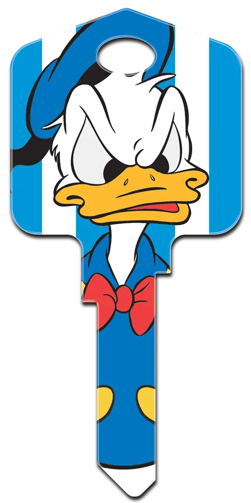 SC1-D84 Disney Donald Duck House Key Blank Schlage Keyway