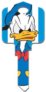 SC1-D84 Disney Donald Duck House Key Blank Schlage Keyway