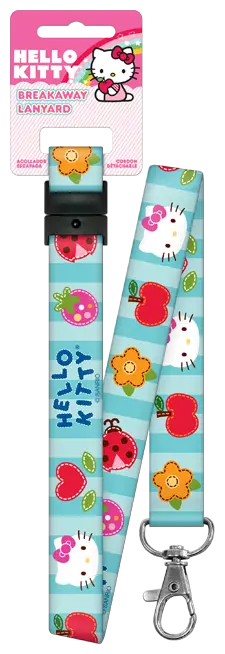 SRL2 HELLO KITTY Patchwork Breakaway Lanyard