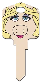 KW-D22 Disney Keys Kwikset Kermit and Miss Piggy