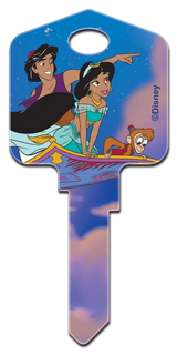 SC1-D121 Disney Keys Schlage Aladdin