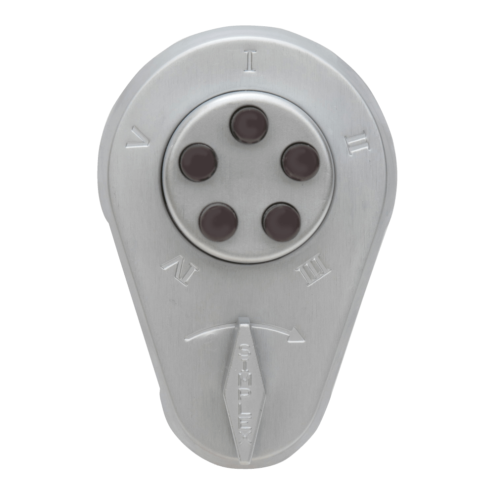 DormaKaba 9040000-26D-41 Combination Deadbolt, 1-3/4" to 2-1/8" Thick Doors, Satin Chrome