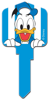 KW-D84 Disney Donald Duck House Key Blank KW Keyway