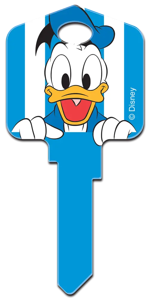 SC1-D84 Disney Donald Duck House Key Blank Schlage Keyway