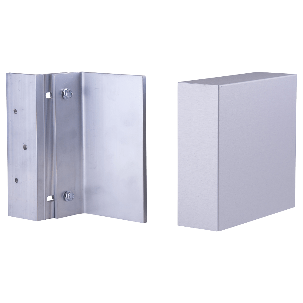 Securitron ZA-32/62SS Adjustable Z Bracket, for M32/M62, Satin Stainless Steel