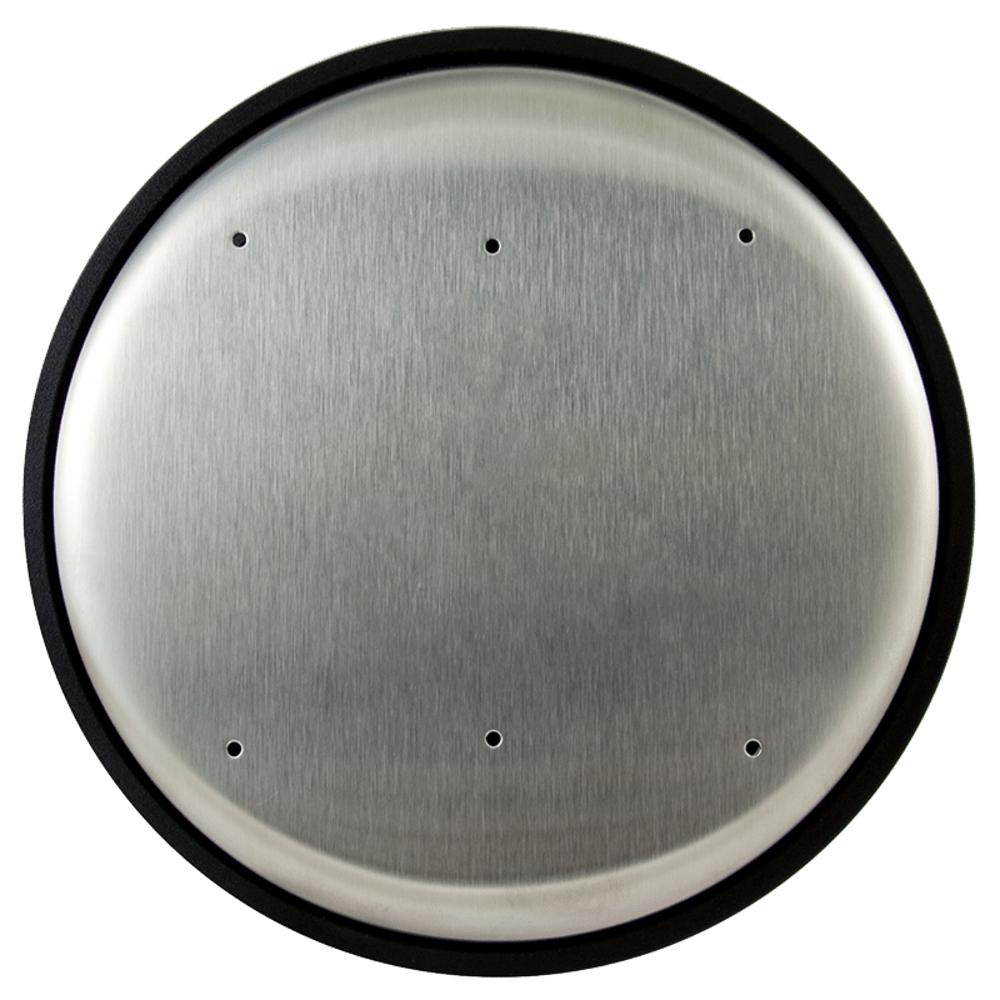 BEA 10PBR10 Stainless steel push plate, 6" round, plain face
