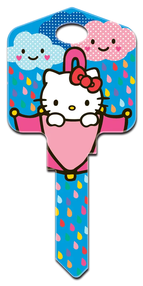 SC1-SR9 Hello Kitty Keys Schlage Rain or Shine