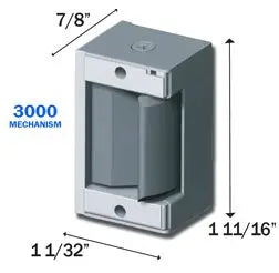 Trine 3012 3000 Series Electric Strike Body, 12VDC, Fail Secure