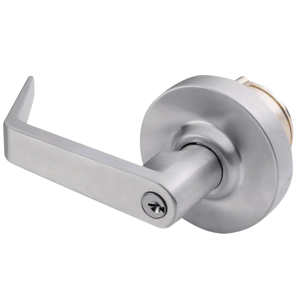 Arrow Lock SRX87-26D Exit Device Trim, Classroom, Sierra Lever with Rose, Satin Chrome Finish, AR1