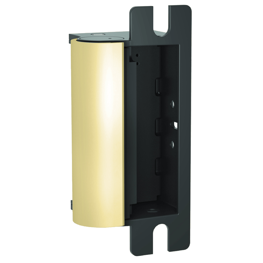 HES 1006-606 Grade 1 Electric Strike Body, Fail Secure, 12/24VDC, Satin Brass