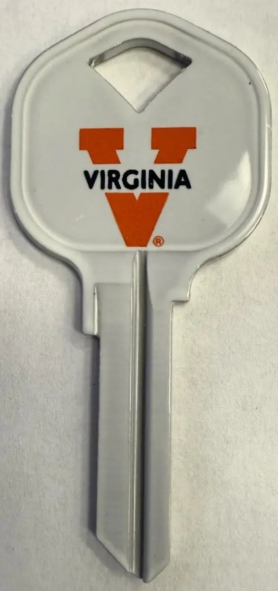 Kaba Ilco CK-KW1-VIRGINIA College Mascot House Key Blank KW1 Keyway