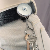 Lucky Line 43551 Spinner Key Bak Clip On Chrome1 Per Card