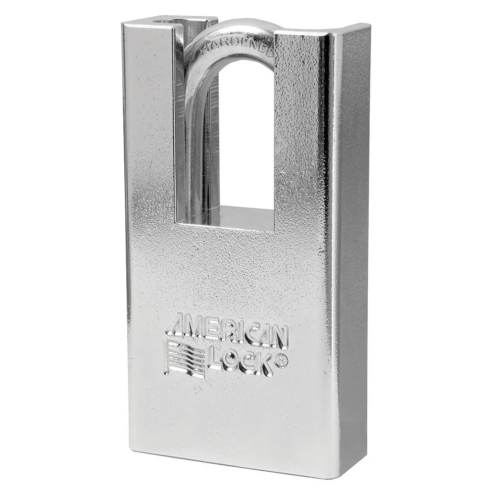 American Lock A5300KA 26244 Solid Steel Shrouded Padlock 1-3/4" Body, 1-1/8" Tall 5/16" Diameter Shackle, Keyed Alike