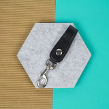 Lucky Line 45201 Leather Belt Hook with Bolt Snap 1 Per Card