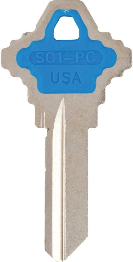 Kaba Ilco SC1-PC-BLUE Key Blank "All Blue"