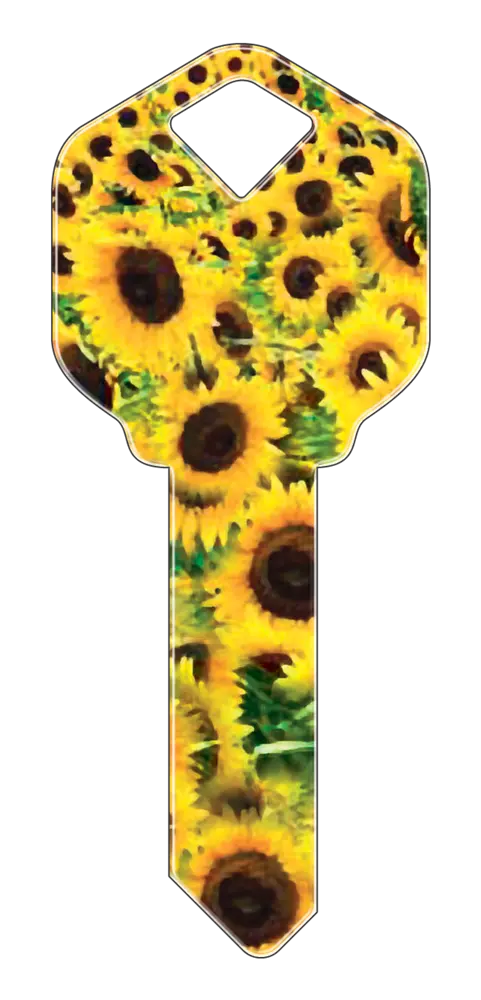 SC1-HK14 Happy Keys Schlage Sunflowers