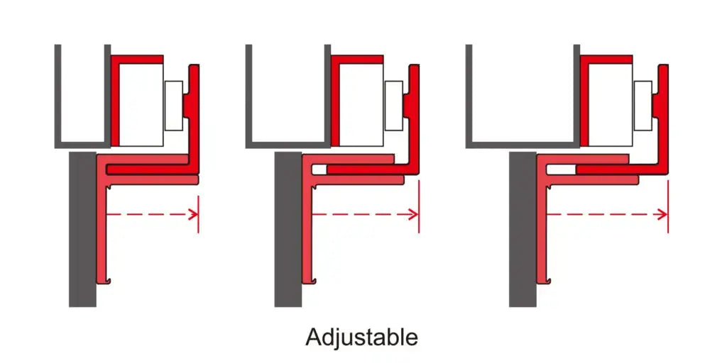 Seco-Larm E-941S-600/ZQ  Z and L Bracket for 600lb Magnetic Locks